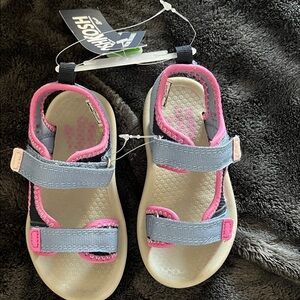 OshKosh B'gosh Pink and Gray Kids Sandals